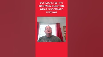 Software Testing Interview: What is Software Testing? #shorts