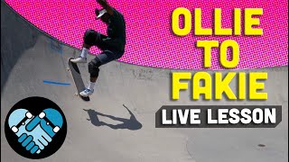 How to Ollie to Fakie