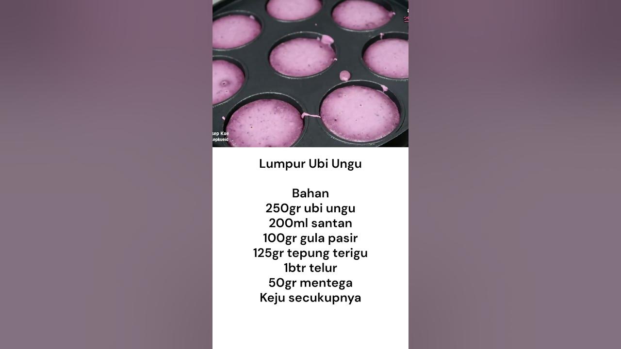 Kue Lumpur Ubi Ungu