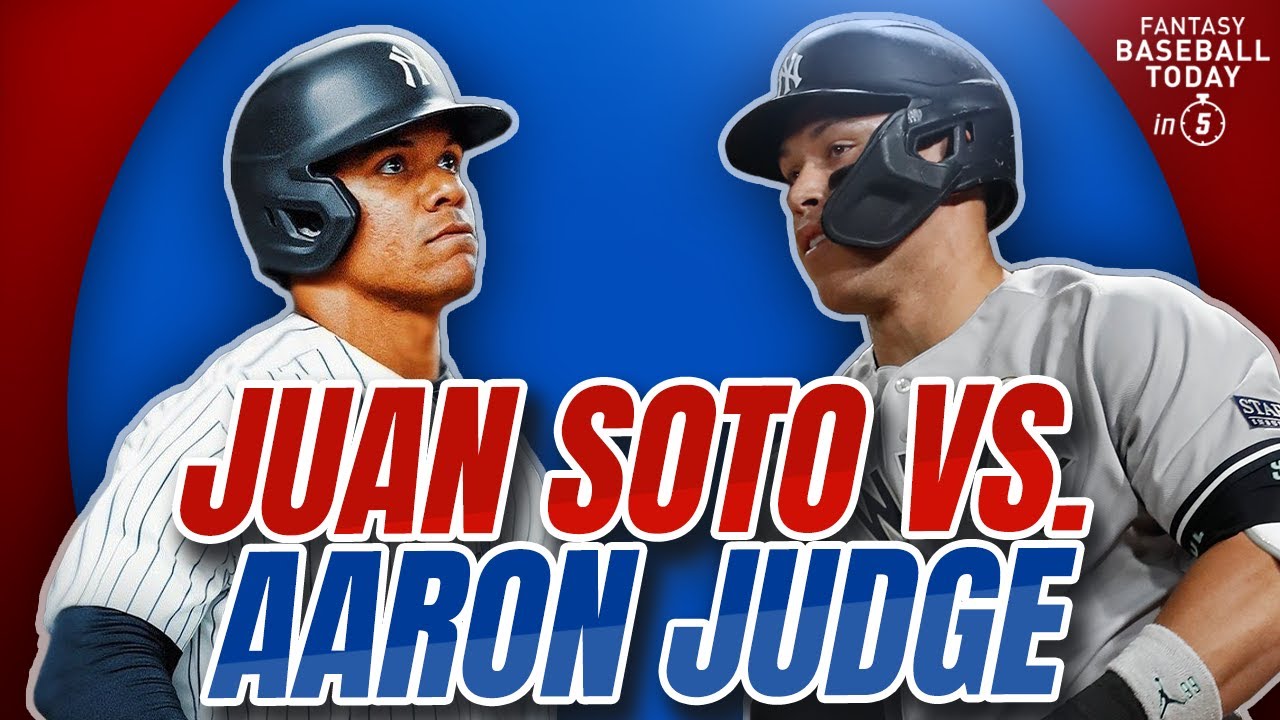 Juan Soto vs. Aaron Judge! Who to Draft in Fantasy Baseball?? Fantasy