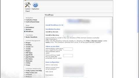 How To Install Wordpress Using Fantastico