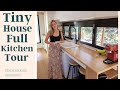 TINY HOUSE  KITCHEN // FULL Tiny Kitchen Tour