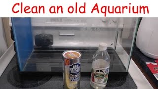 How to remove old calcium build up on an old aquarium. I saw you two methods in this video. Let see which works better. Facebook: 