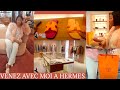 VLOG: Ma première fois dans la boutique hermès | Passez journée avec nous | Luxury shopping