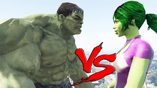 HULK VS SHE-HULK - EPIC BATTLE