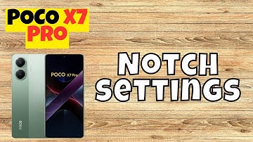 How to Hide Notch or change Notch style || Notch settings POCO X7 Pro