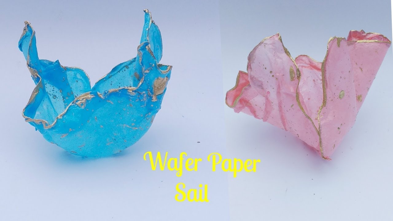 How to make wafer paper edible lace for cake decorating