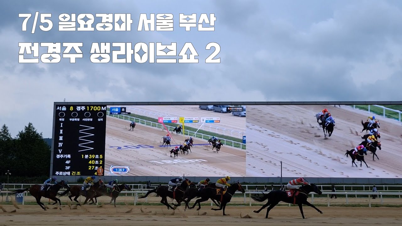일요경마 오전에는 웃고 오후에는 죽쓰고 (서울.부산 생라이브쇼 2)