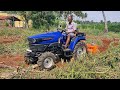 Farmtrac atom 26 + Shaktiman Rotary tiller | Farmtrac atom 26 4wd 26hp Mini Tractor | Farmtrac power