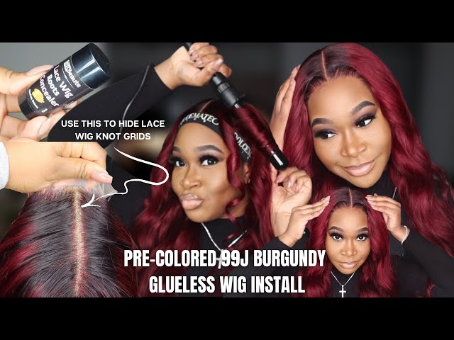 🤔PERFECT LINE SWISS or EBIN KNOT CONCEALER Fake Scalp Lace Wig  Install 