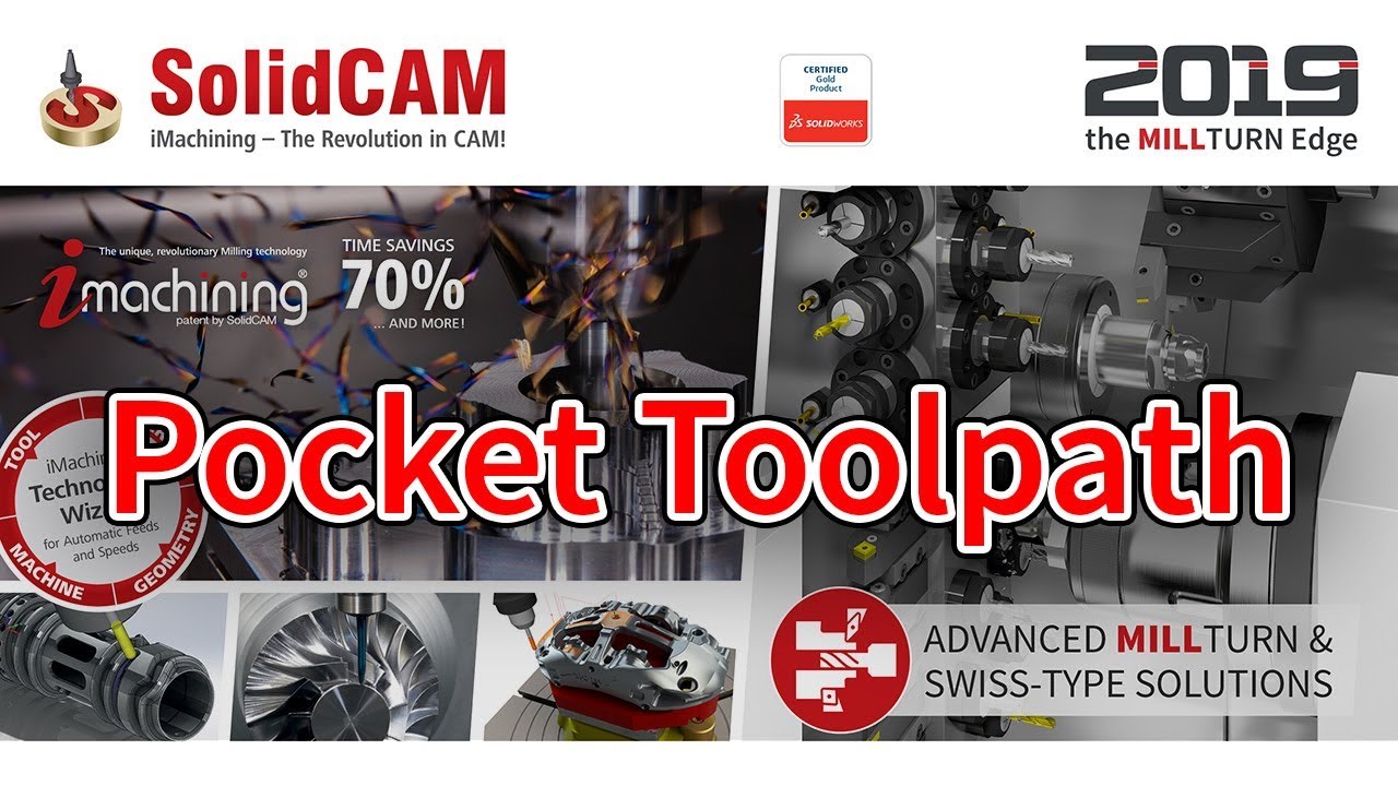 SolidCAM - Pocket Toolpath