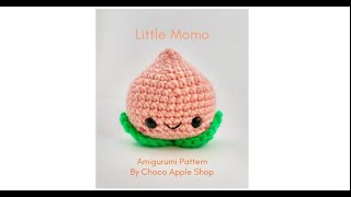 How to Crochet PEACH - Little Momo Peach Tutorial - Originally by Nina Shimizu