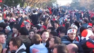 リバープレートサポーター東京で大暴れ Hinchas De River Plate En Tokyo Japon Impresionante Youtube