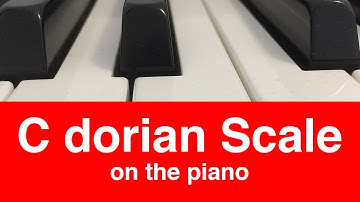 C Dorian Scale Piano Tutorial✨