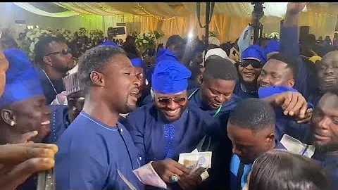 Femi Adebayo Lead the Afrimek Members to Niyi Johnson Twince Dedication &  Make Money Rain On Him