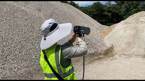 This is a case about stockpile with handheld LiDAR