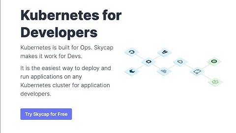 Getting started with Skycap - Kubernetes for Developers