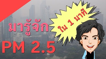 การ์ตูนเล่าเรื่อง - PM2.5 คืออะไร ??