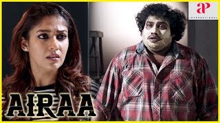 Yogi Babu Latest Comedy | Airaa Movie | Nayanthara experiences paranormal activity | Kalaiyarasan