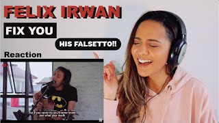 Felix Irwan - Fix You Cover | REACTION!!