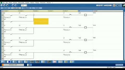 Membuat Program Ladder Diagram Elevator contril (Lift) 3 Lantai
