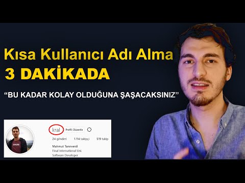 INSTAGRAM İSTEDİĞİNİZ KULLANICI ADINI ALMA / DEĞİŞTİRME