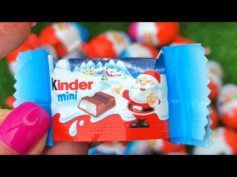 NEW Kinder Surprise Maxi Christmas Kinder Mini Mix Chocolate Unboxing