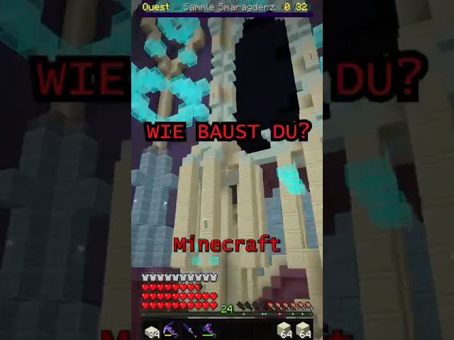 WIE BAUT IHR EURE MINECRAFT-HÄUSER? 🏠😂 | Minecraft PrimeBlocks #shorts