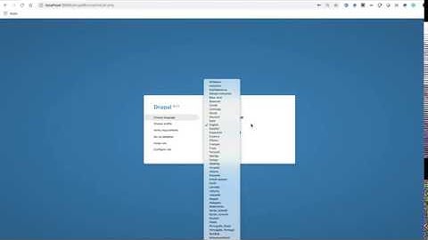 Install Drupal 8 Minimal Profile