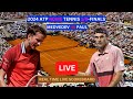 Daniil medvedev vs tommy paul live score update today tennis 2024 atp rome 18finals may 14 2024