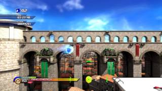 Sonic Unleashed (PS3) Spagonia Rooftop Run Daytime Stages