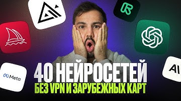КАК ИСПОЛЬЗОВАТЬ ChatGPT и Midjourney на русском без VPN из РФ? / И еще 40 ИИ инструментов!