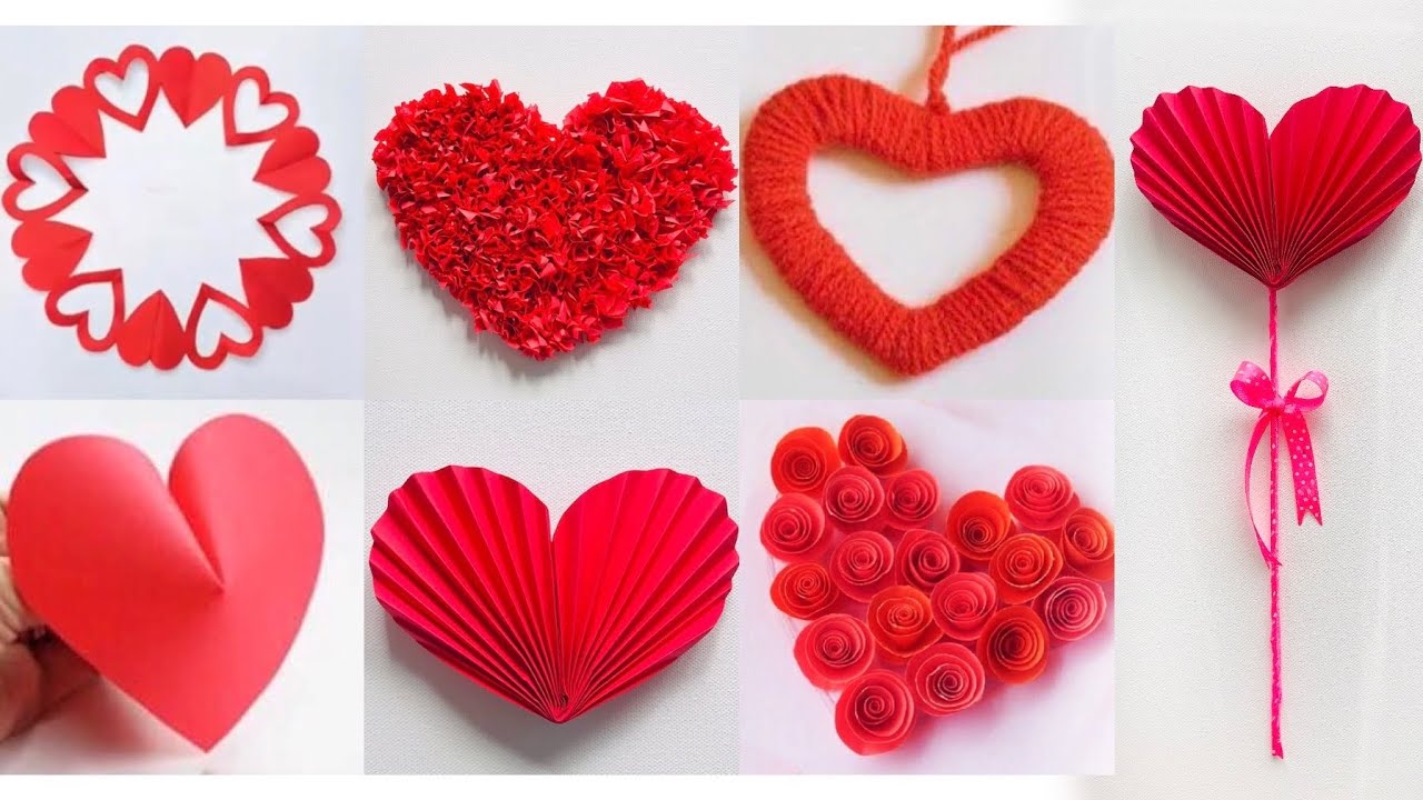 3 Fresh, Simple Paper Heart Crafts You Can Make in Minutes