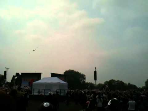 Royal Wedding Fly over - Hyde Park 2011 - Lancaste...