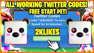 New Speed Run Simulator All Twitter Codes New Races And More Get A Free Starter Pet Roblox Youtube - roblox speed run simulator wiki