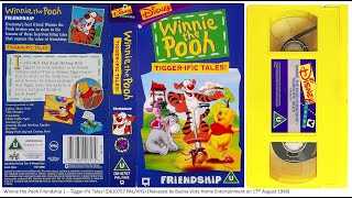 Winnie the Pooh Friendship 1 - Tigger-Ific Tales! (17th August 1998) UK VHS