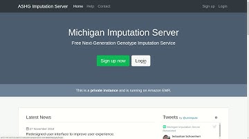 Michigian Imputation Server - Getting Started