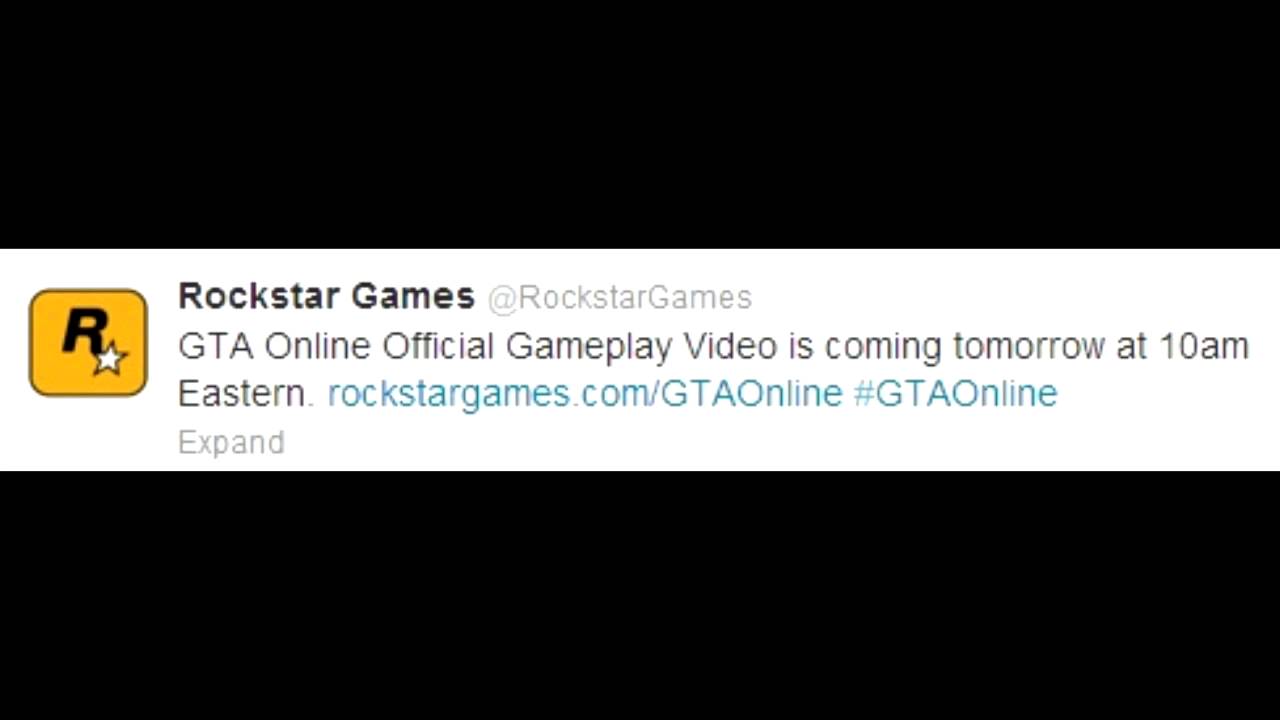 GTAV Official Gameplay Video Coming Tomorrow - Rockstar Games