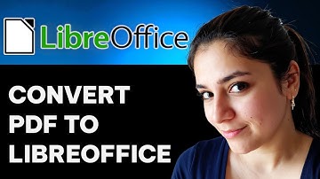 How to convert PDF to LibreOffice
