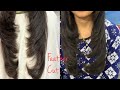 Feather/layer haircut for long hair || देखिए बिना ड्राइवर की हेल्प से कैसे मैंने किया यह लेयर् कटिंग