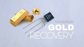 TV PCB Board Transistors Gold Recovery | Recovery Gold From Television | Gold Recovery