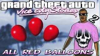 GTA VCS [:2:] ALL Hidden 99 Red Balloon Locations [100% Walkthrough]