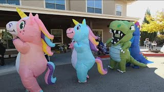 7's HERO: Inflatable costume parade brings joy to local nursing homes and senior care facilities