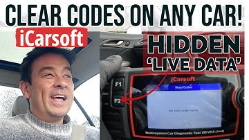 iCarsoft can clear faults on any car, here