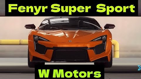 【CSR2】W Motors Fenyr Super sport😳😄