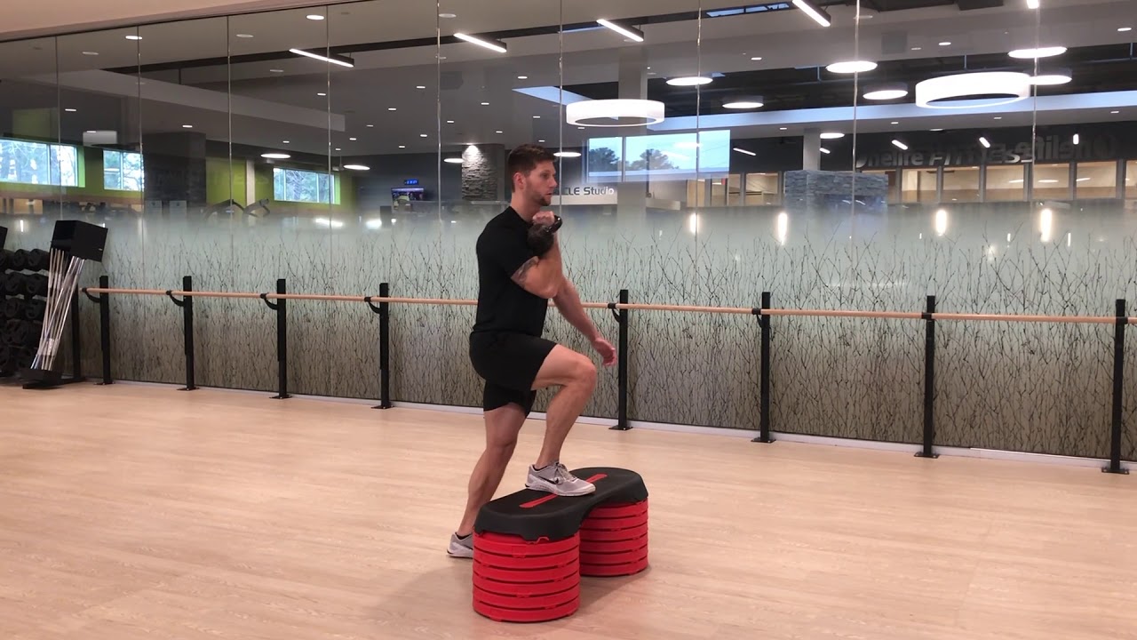 Kettlebell Reverse Lunge to Step Up - YouTube