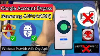 Samsung A50 U9 U10 U11 Google Account Unlock (SM-A505F) Frp Bypass Android 12 | Without PC