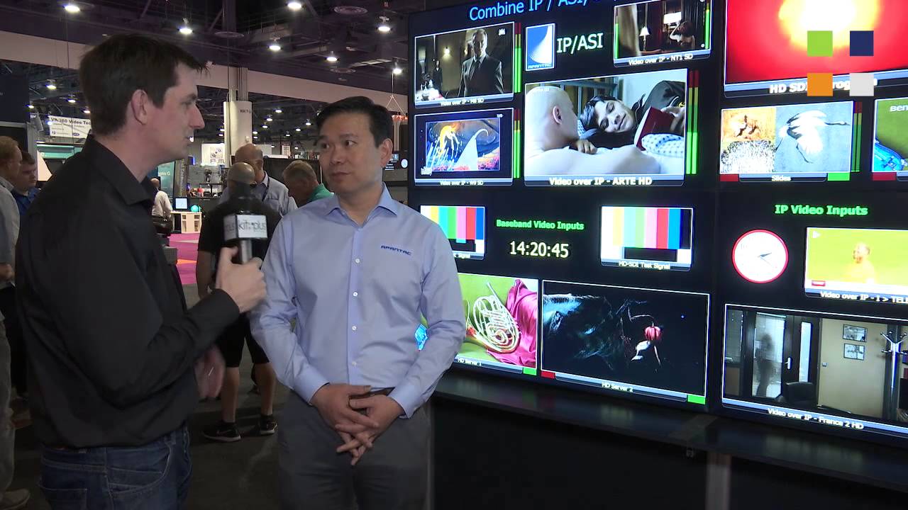 APANTAC IP and SDI Multiviewer at NAB 2015 - YouTube