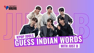 K-POP group @JUSTB_Official try to guess Tamil Words| Are Korean & Tamil languages similar?#JUSTB #KPOPINDIA