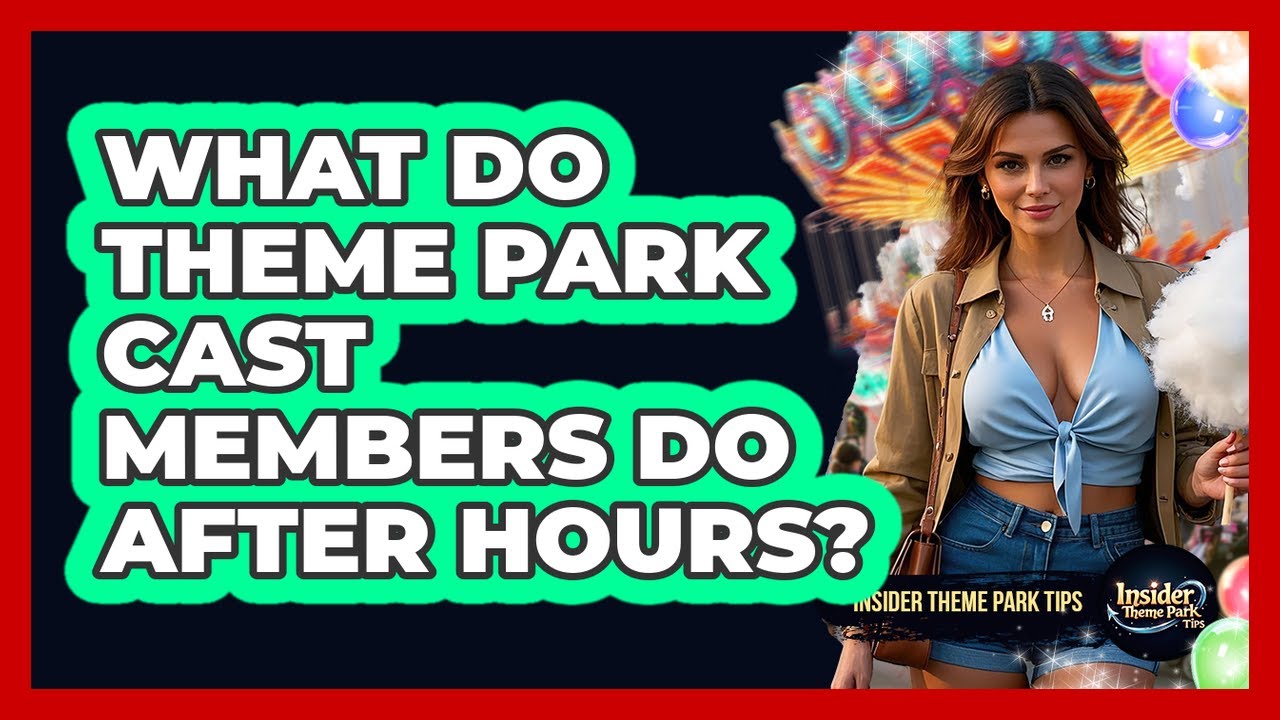 What Do Theme Park Cast Members Do After Hours? - Insider Theme Park Tips